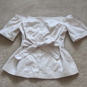 Banana Republic off the Shoulder Top